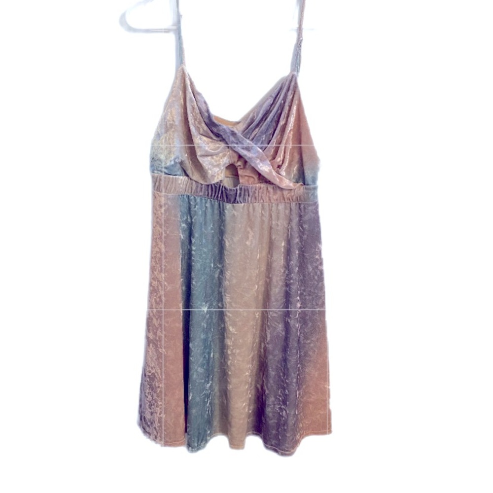 Living Doll Crushed Soft Velvet Baby Doll Dress Size 1 (8/10)